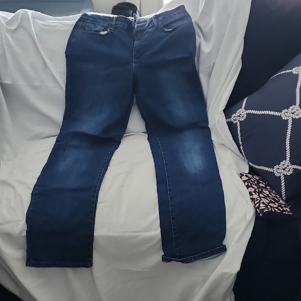 Two Pair of NYDJ Blue Jeans